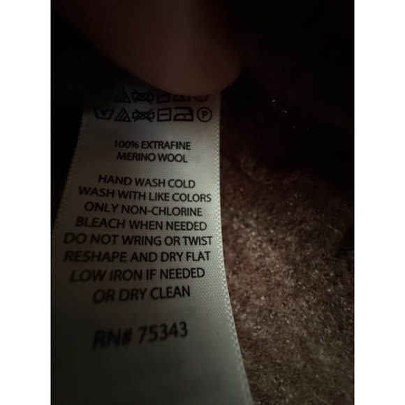 Telluride Clothing Company Women's Long Sleeve Merino Wool Marled Sweater - XS - Picture 5 of 9